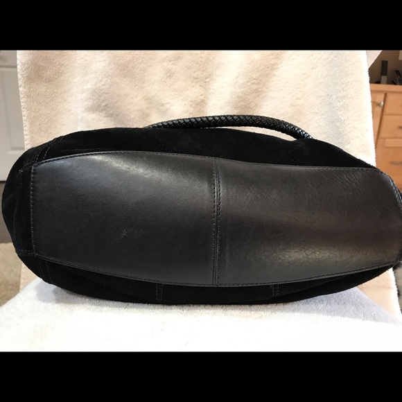 Cole Haan black suede handbag - Picture 4 of 8